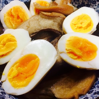 【ガサツ料理】車麩とゆで卵の煮物